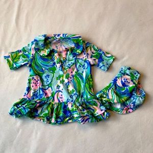 Lilly Pulitzer baby dress and bloomers